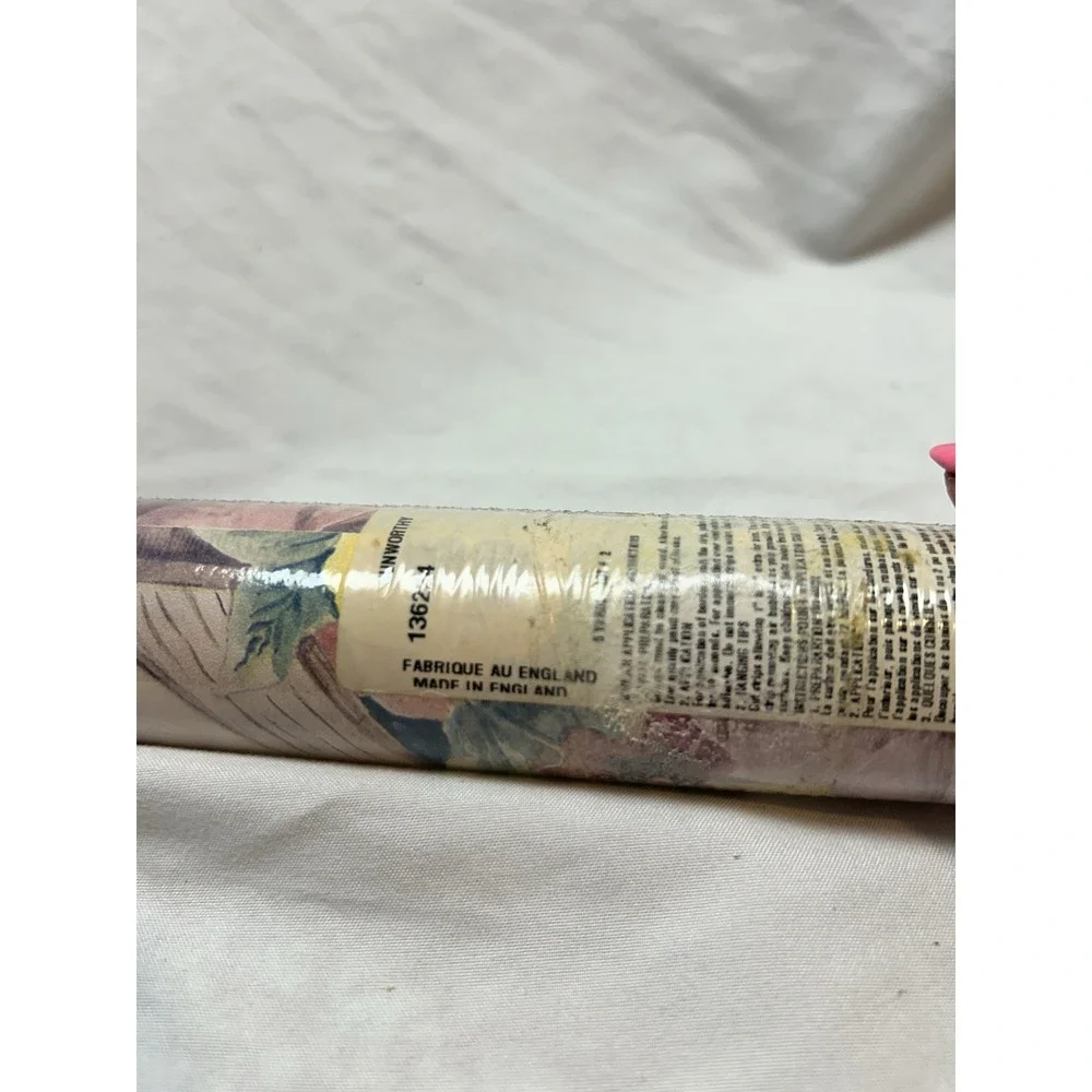 VTG Wallpaper Border Gardening Pansies Floral Grandma Cottagecore 5 Rolls